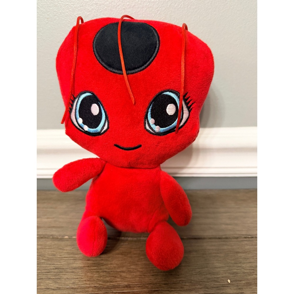 Miraculous Ladybug Tikki Kwami Plush Red Stuffed Animal Toy